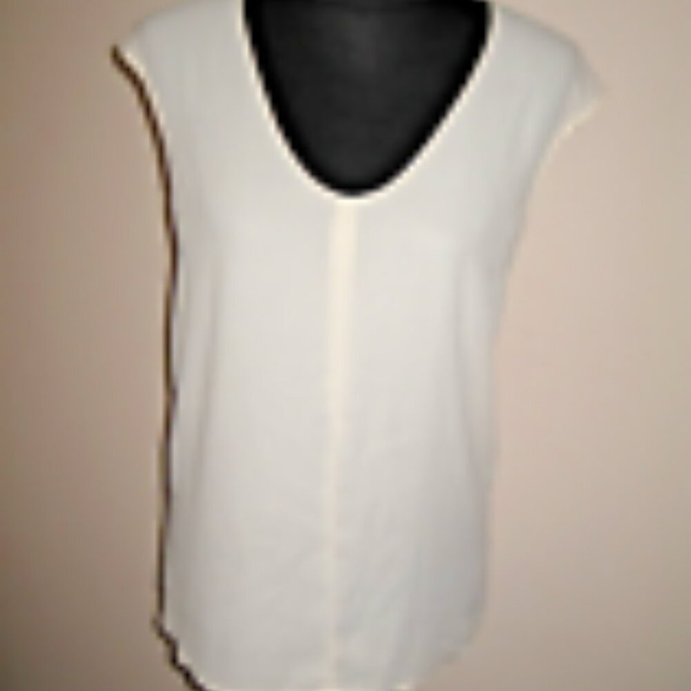 J Crew Top size 0 cream Sleeveless top blouse